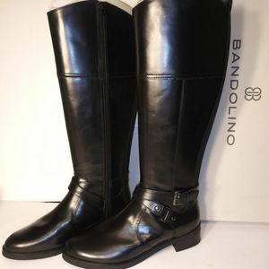Bandolino Jiman Tall Leather Riding Boots 9.5 -6.5